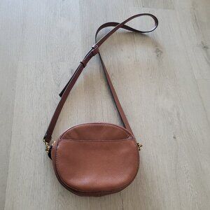 Fossil Crossbody Belt Bag Small Shoulder Bag Camera Bag Adjustable Strap Leather